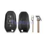 VA2/307 blade Light button (Old style) 3 button remote key shell for Citroen,Peugeot,DS